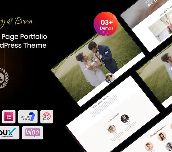 Mua Brian - Wedding WordPress Theme giá rẻ