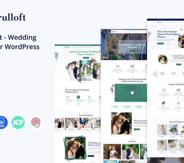 Mua Brulloft – Wedding Planner WordPress Theme giá rẻ