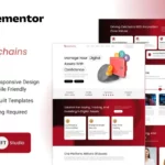 Mua Celchains - Blockchain Crypto & DeFi Elementor Template Kit giá rẻ