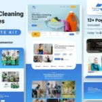 Mua ClarityShine - Cleaning Service Company Elementor Template Kit giá rẻ