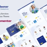 Mua Cleener - Cleaning Services WordPress Theme giá rẻ