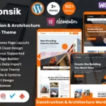 Mua Consik - Construction Service WordPress Theme giá rẻ
