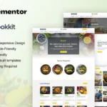 Mua Cookkit - Food Recipe & Nutrition Service Elementor Pro Template Kit giá rẻ