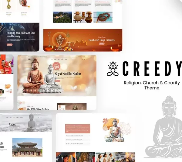Mua Creedy - Religion, Church WordPress Theme giá rẻ