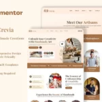 Mua Crevia - Craft & Handmade Creations Elementor Template Kit giá rẻ