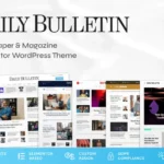 Mua Daily Bulletin - Magazine & Newspaper Theme giá rẻ