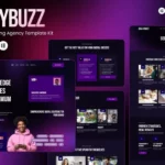 Mua DailyBuzz - Digital Agency Elememtor Template Kit giá rẻ