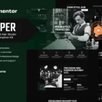 Mua Dapper - Barbershop & Hair Studio Elementor Template Kit giá rẻ