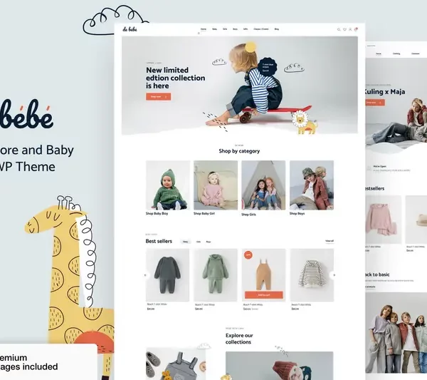 Mua Debebe - Baby Shop Children Kids WooCommerce giá rẻ