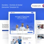 Mua Dentisha - Dentists & Dental Elementor Template Kit giá rẻ
