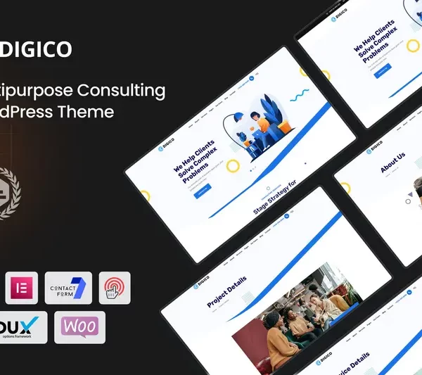 Mua Digico - Multipurpose Consulting WordPress Theme giá rẻ