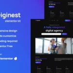 Mua Diginest - Digital Agency Services Elementor Template Kit giá rẻ