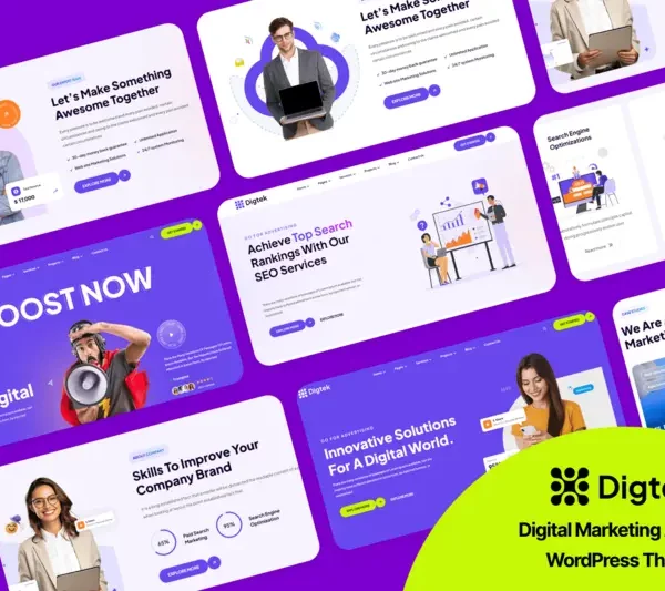 Mua Digital Marketing Agency WordPress Theme giá rẻ