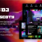 Mua Discoty - DJ & Night Club Elementor Pro Template Kit giá rẻ