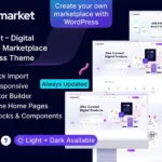 Mua DpMarket – Digital Marketplace Multi-Vendor Theme giá rẻ