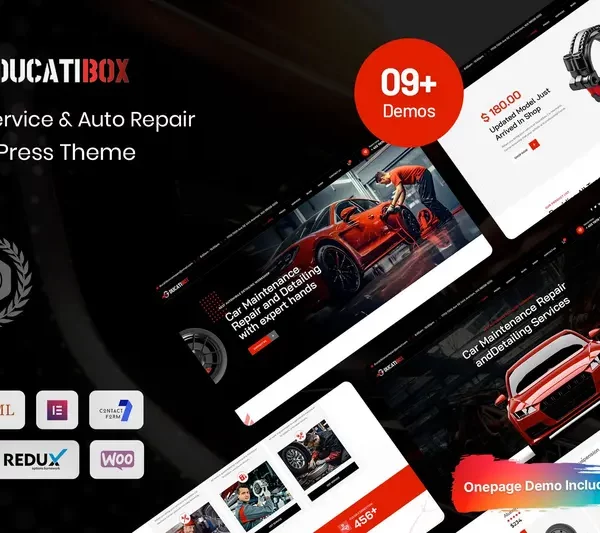 Mua Ducatibox - Car Service & Auto Repair Theme giá rẻ