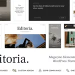 Mua Editoria - Newspaper & Magazine WordPress Theme giá rẻ