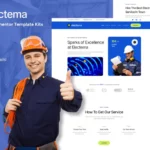 Mua Electema - Electrician Service Elementor Template Kit giá rẻ