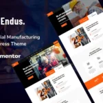Mua Endus - Industrial Manufacturing WordPress Theme giá rẻ