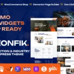 Mua Eonfik - Construction & Industry WordPress Theme giá rẻ