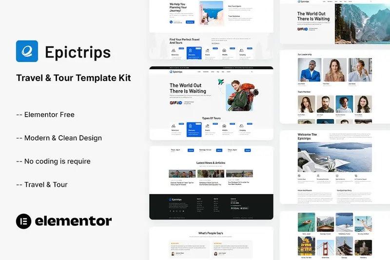 epictrips-travel-tour-elementor-template-kit Mua EpicTrips - Travel & Tour Elementor Template Kit giá rẻ
