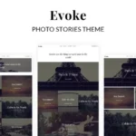Mua Evoke Photo Stories Blog WordPress Theme giá rẻ