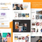Mua Fashion Geek - WooCommerce Fashion Elementor Pro Template Kit giá rẻ