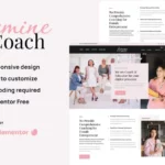 Mua Femine - Feminine Business Coach Elementor Template Kit giá rẻ