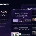 Mua Fluxco - Digital Marketing Agency Elementor Template Kit giá rẻ