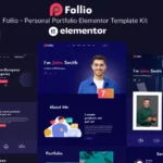 Mua Follio - Personal Portfolio Elementor Template Kit giá rẻ