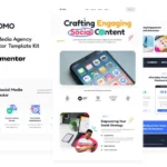 Mua FOMO - Social Media Marketing Agency Elementor Template Kit giá rẻ