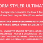 Mua Form Styler Ultimate | Gravity Forms, Ninja Forms, CF7 (Contact Form 7), WooCommerce giá rẻ