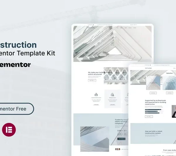 Mua FourWall - Construction Elementor Template Kit giá rẻ