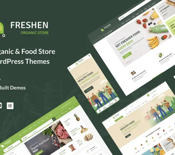 Mua Freshen - Organic Food Store WordPress Theme giá rẻ