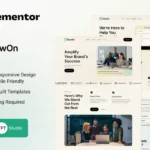Mua GlowOn - Digital Marketing Agencies, Modern Elementor Template Kit giá rẻ