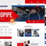 Mua Goodpipe - Plumbing Services Elementor Template Kit giá rẻ
