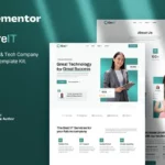 Mua GreIT – IT Solutions & Tech Company Elementor Template Kit giá rẻ