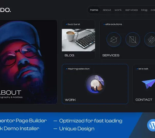 Mua Gridos - Personal Portfolio WordPress Theme giá rẻ
