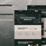Mua Groomers - Barbershop & Hair Salon Elementor Template Kit giá rẻ