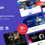 Mua Grupi - Digital Agency WordPress Theme giá rẻ