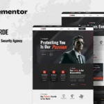 Mua Guarde - Bodyguards & Security Agency Elementor Template Kit giá rẻ