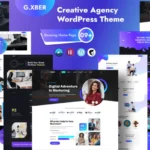 Mua Gxber - Creative Agency WordPress Theme giá rẻ