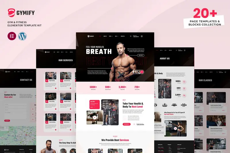 gymify-gym-fitness-elementor-pro-template-kit Mua Gymify - Gym & Fitness Elementor Pro Template Kit giá rẻ