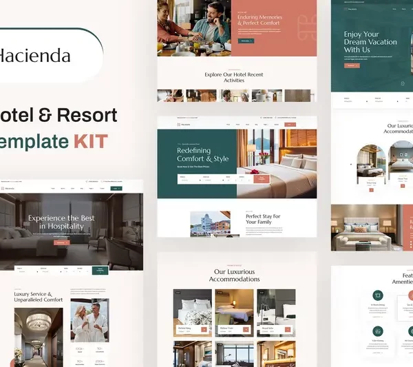 Mua Hacienda - Hotel & Resort Elementor Template Kit giá rẻ