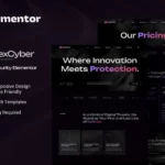 Mua Hexcyber - IT Cyber Security Elementor Template Kit giá rẻ