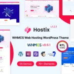 Mua Hostix - Hosting WHMCS WordPress Theme giá rẻ