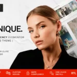 Mua Iconique - Fashion Model Agency WordPress Theme giá rẻ