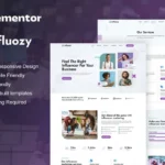 Mua Influozy - Influencer Marketing Agency Elementor Pro Template Kit giá rẻ