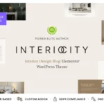Mua Interiocity - Interior Design Blog WordPress Theme giá rẻ