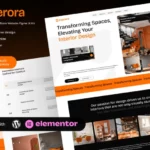 Mua Interora - Interior Design Portfolio Elementor Template Kit giá rẻ